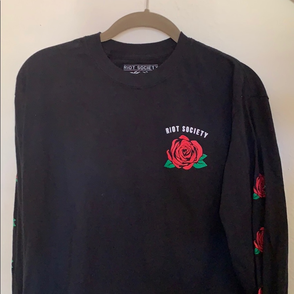 Riot Society Black long-sleeve
